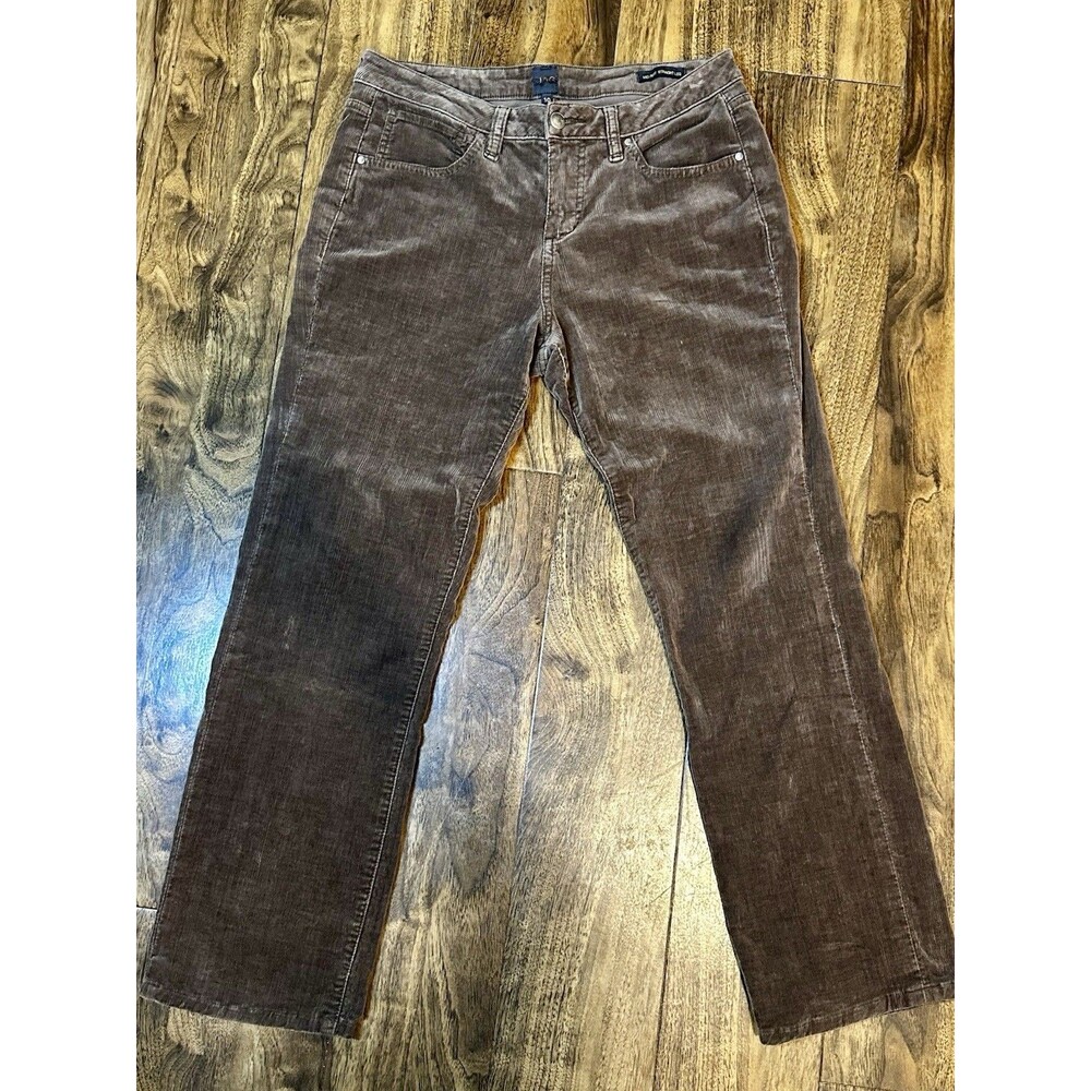 Women’s Corduroy Pants JAG Size 10 Mid Rise Straight Leg Brown